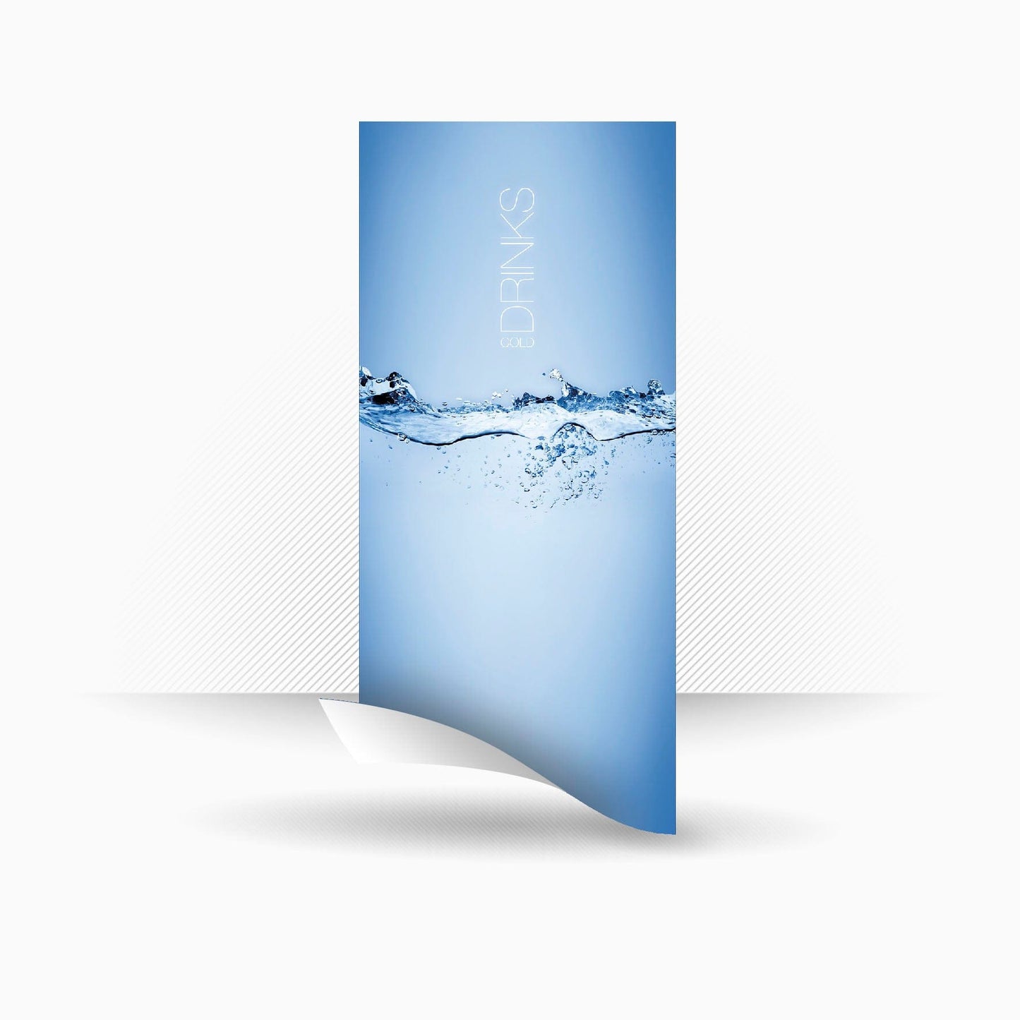 Vinile Drinks - Cold Blue - 77 x 185cm