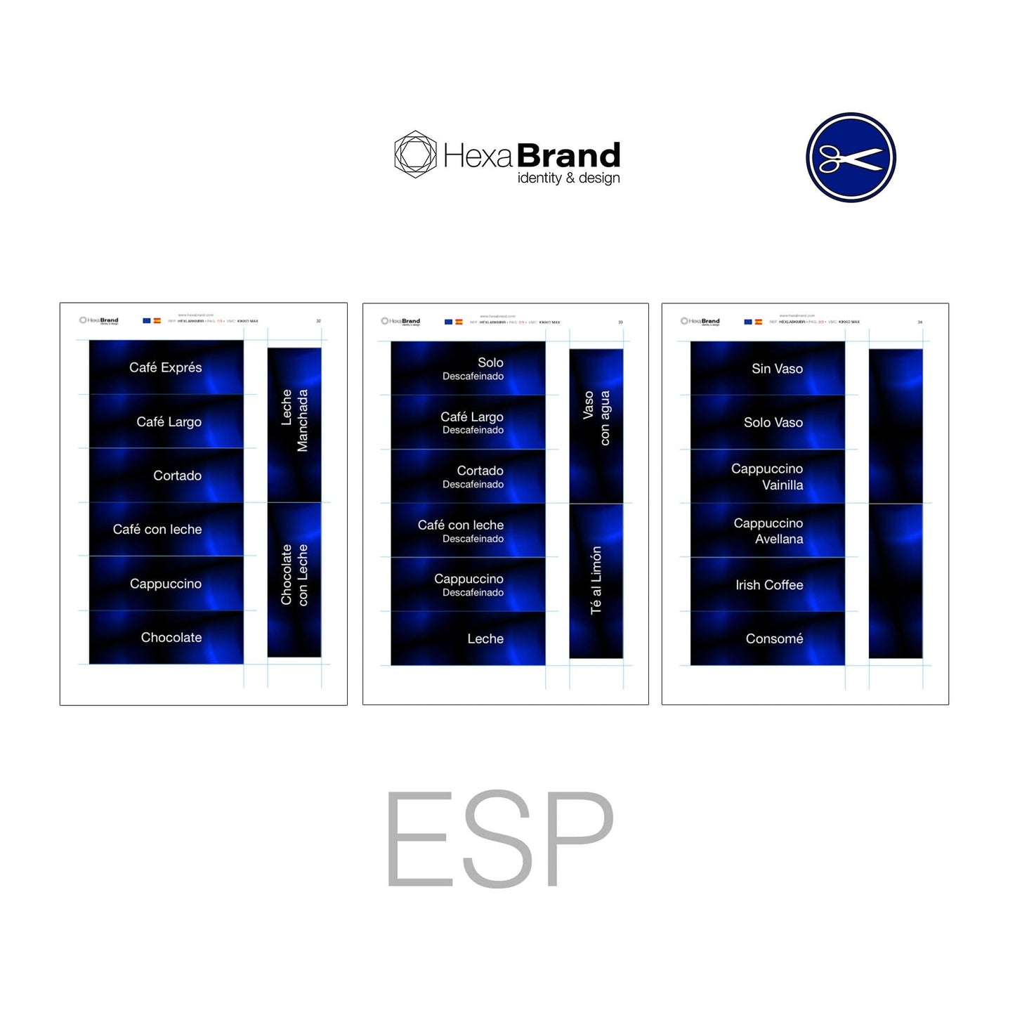 Necta Kikko Max - Etichette di selezione ritagliabili