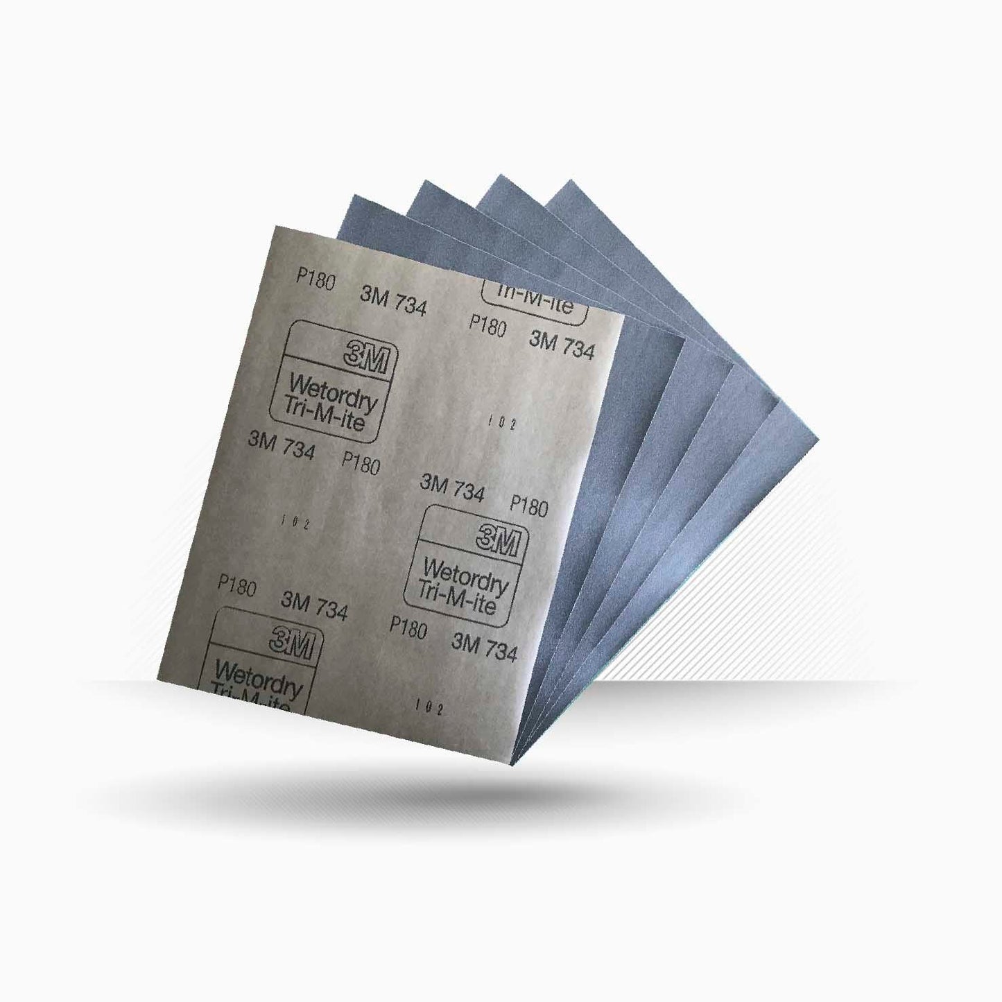Carta abrasiva ad acqua - Grano 180 (Pack 5 unidades)