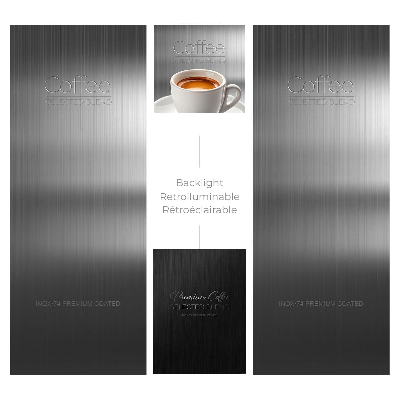 Necta Concerto - Inox Grey