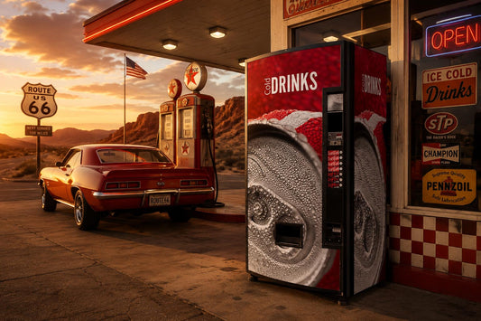 Vinile Drinks - Red Coke - 77 x 185cm