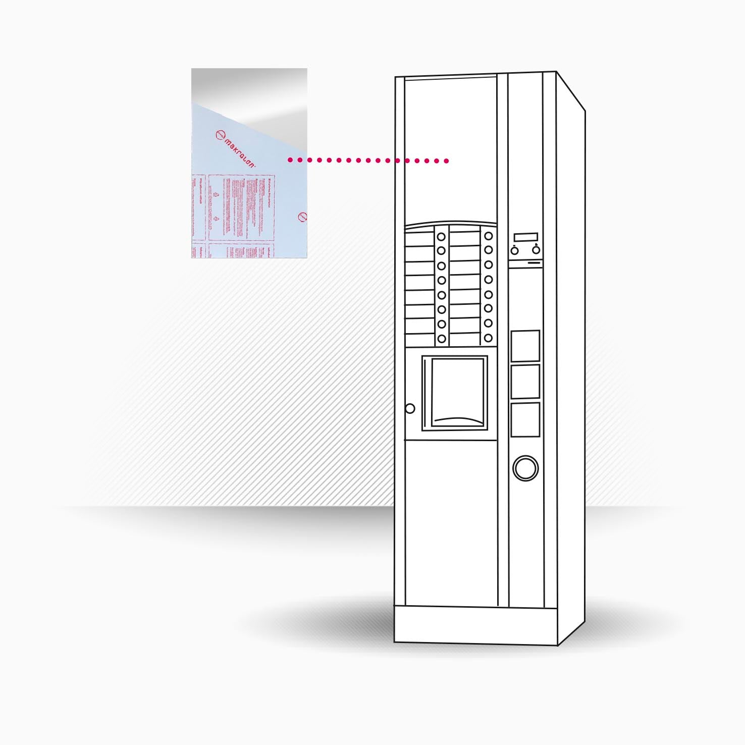 Plástico (policarbonato) superior transparente para KikKo Max, Necta - N&W