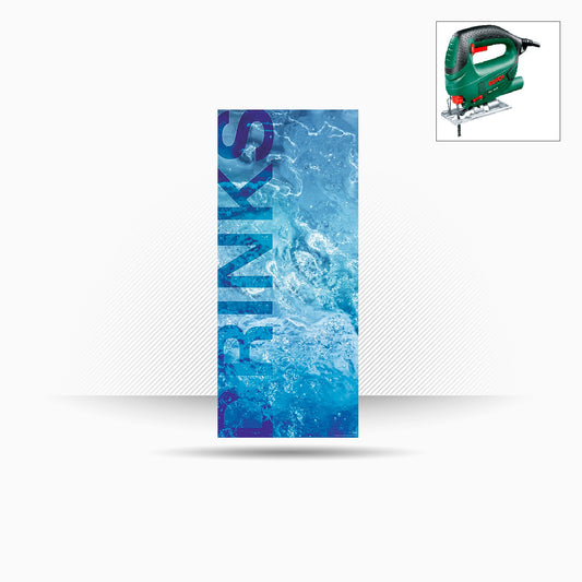 Pannello in policarbonato 77x185cm.  "Iceland"