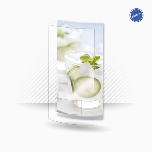 Vinile per pannelli  - Watermint 82x185 -Adesivo invertito