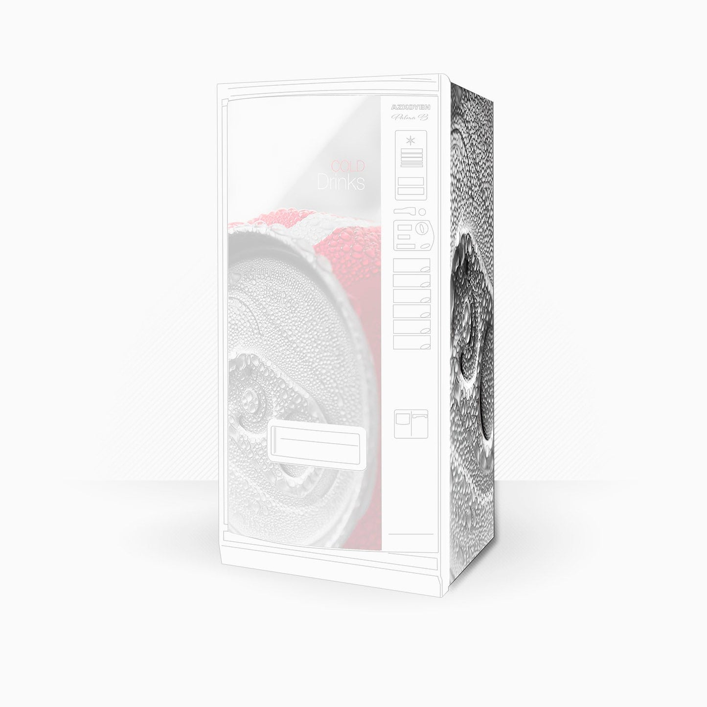 Kit Completo "Red Coke" Universale per distributori di bevande