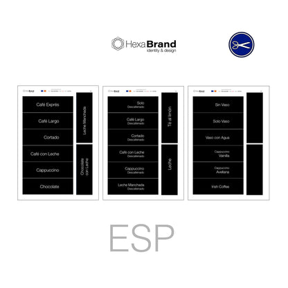 Astro - Etichette di selezione ritagliabili