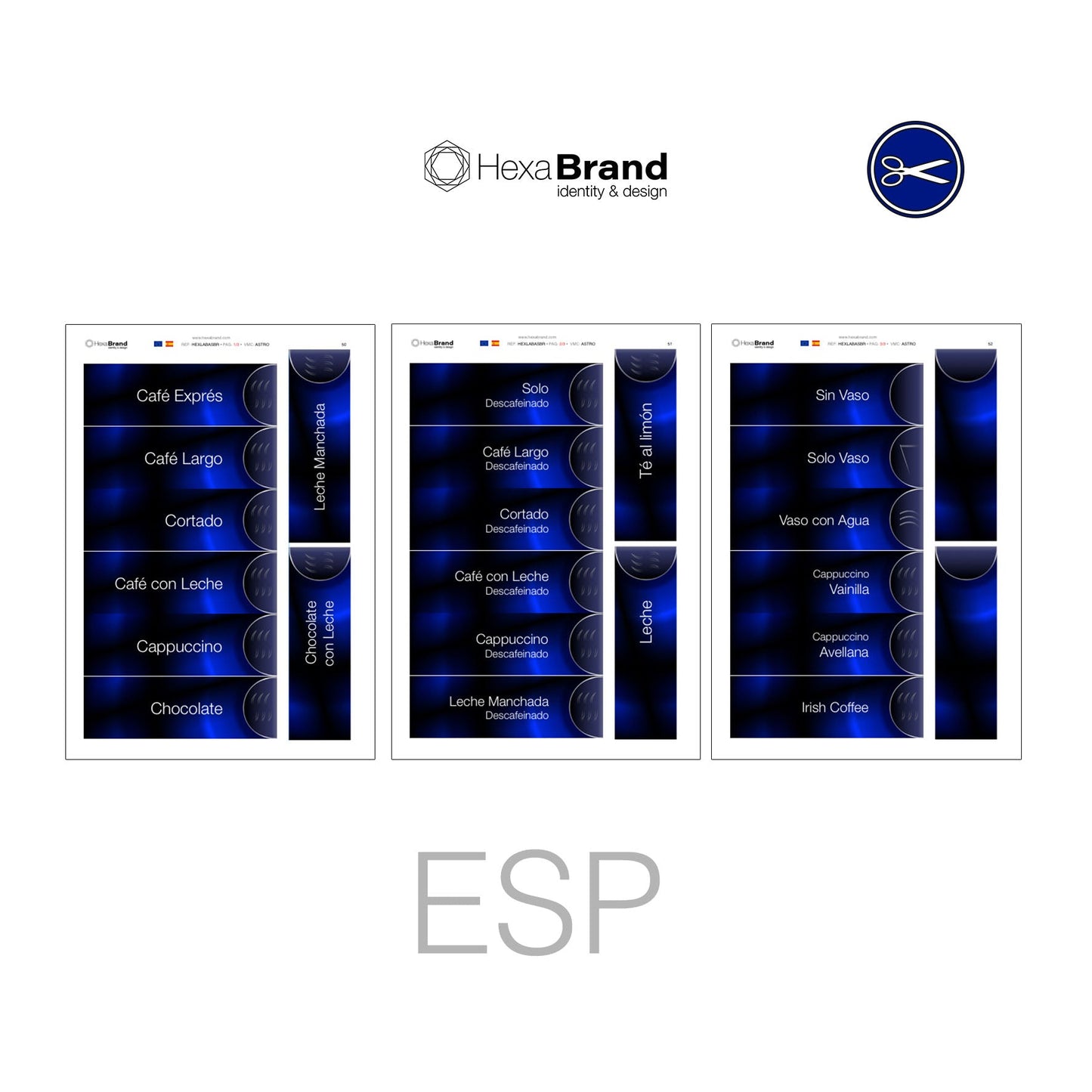 Etiquetas de selección para Astro N&W en versión Brugge