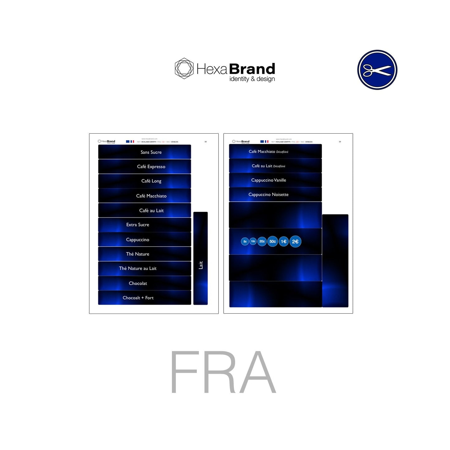 Venezia - Etichette di selezione ritagliabili