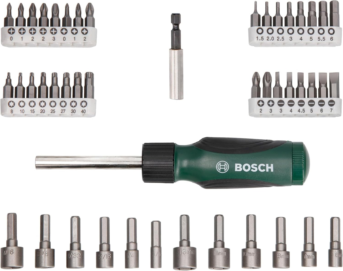 Bosch - Set di cacciaviti da 46 pezzi.