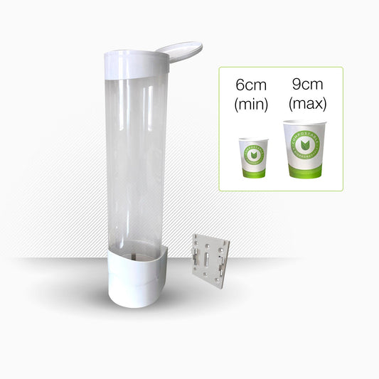 Distributore di bicchieri da 6 cm a 9 cm