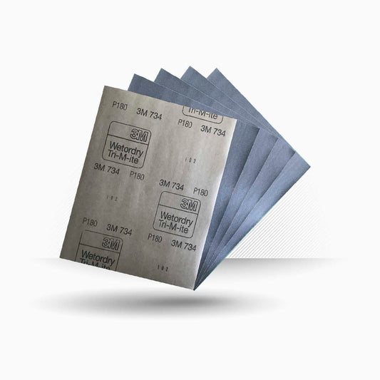 Carta abrasiva ad acqua - Grano 180 (Pack 5 unidades)