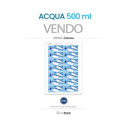 Vendo - Etichette selezione Acqua 500 ml - 1500 ml