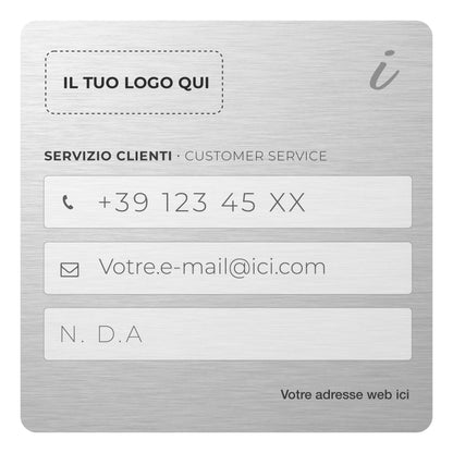 Adesivi informativi - Personalizzabili