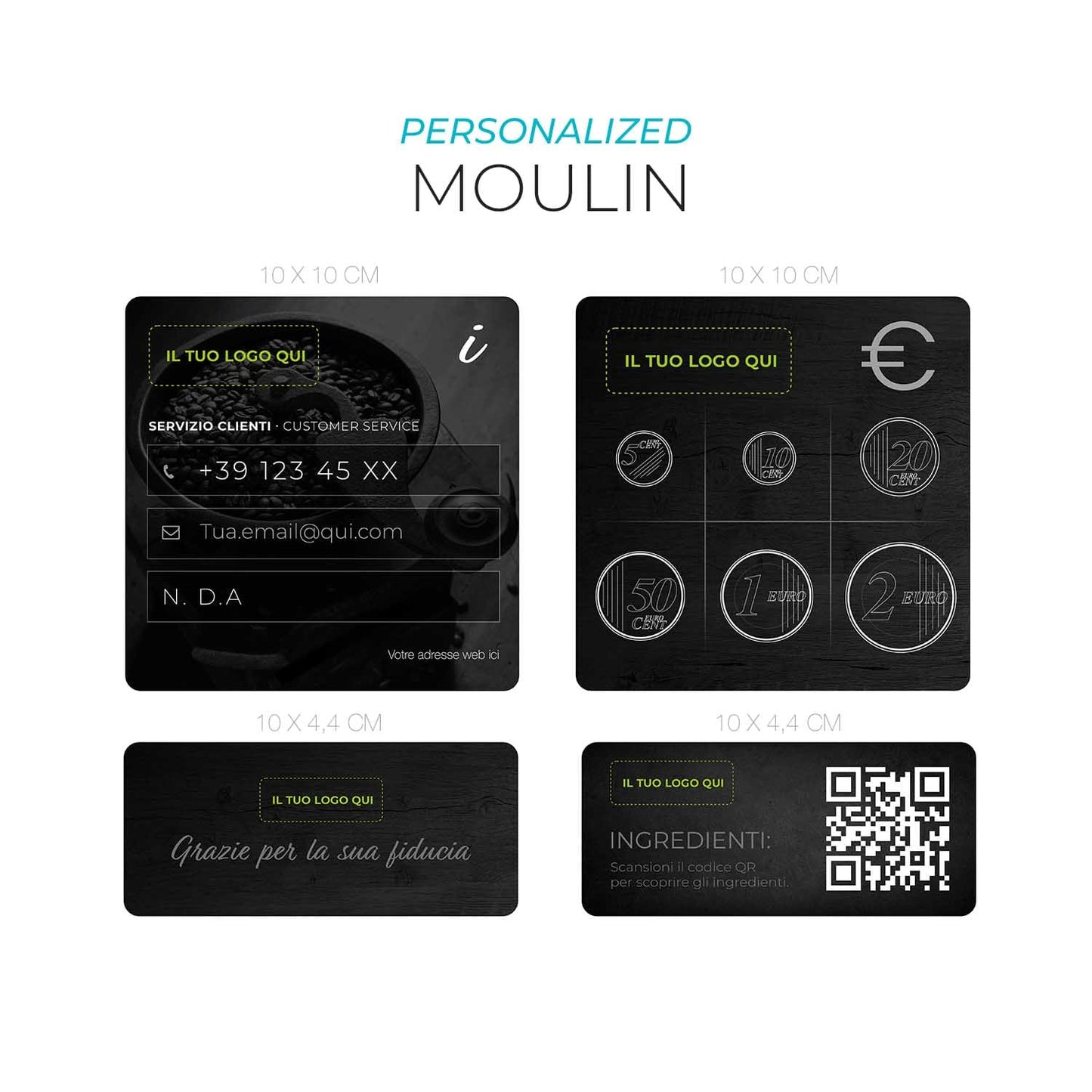 Adesivi informativi - Personalizzabili