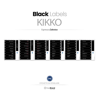 Kikko - Etichette di selezione ritagliabili