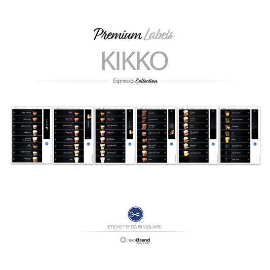 Kikko - Etichette di selezione ritagliabili
