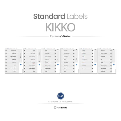 Kikko - Etichette di selezione ritagliabili