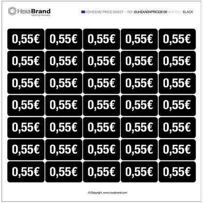 Adesivi prezzo - Vending