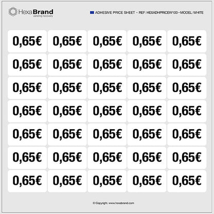 Adesivi prezzo - Vending