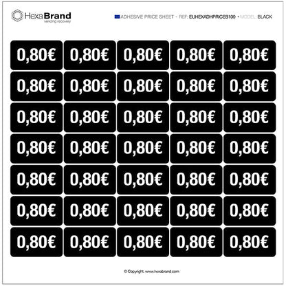 Adesivi prezzo - Vending