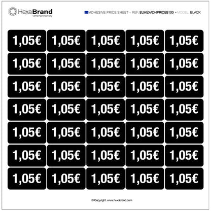 Adesivi prezzo - Vending