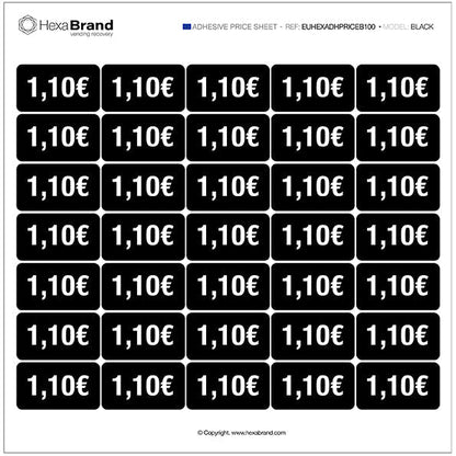 Adesivi prezzo - Vending