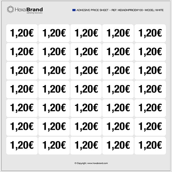 Adesivi prezzo - Vending