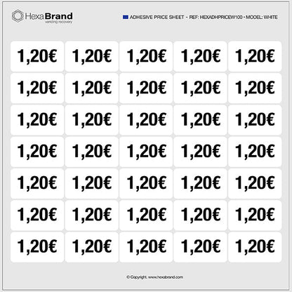 Adesivi prezzo - Vending