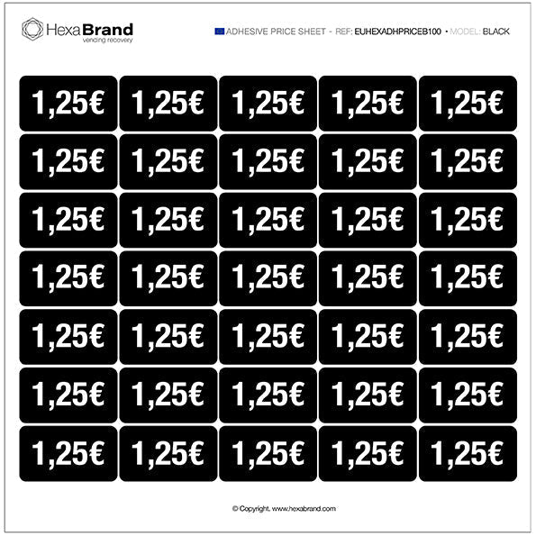 Adesivi prezzo - Vending