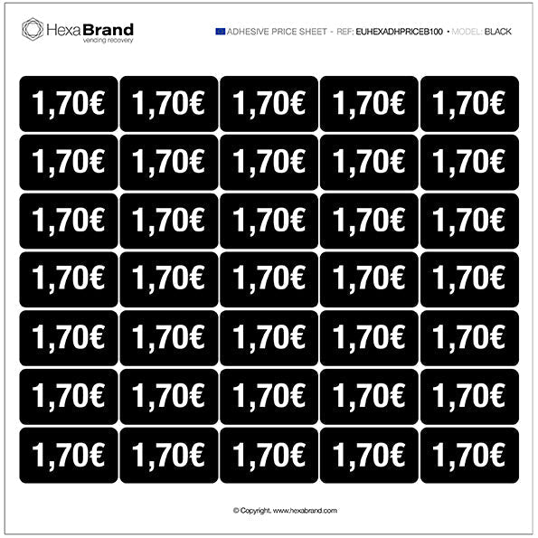 Adesivi prezzo - Vending