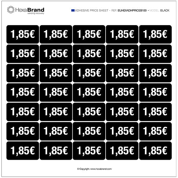Adesivi prezzo - Vending