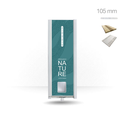 Distributore manuale di palette da 105 mm per distributori automatici. Style Nature Green