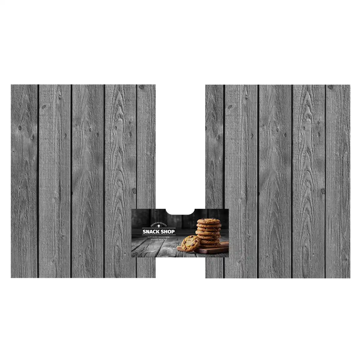 Elementi del kit di adesivi frontali e laterali per distributore automatico Necta Mini Snakky Coffee Shop