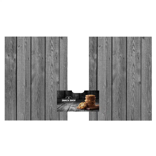 Elementi del kit di adesivi frontali e laterali per distributore automatico Necta Mini Snakky Coffee Shop