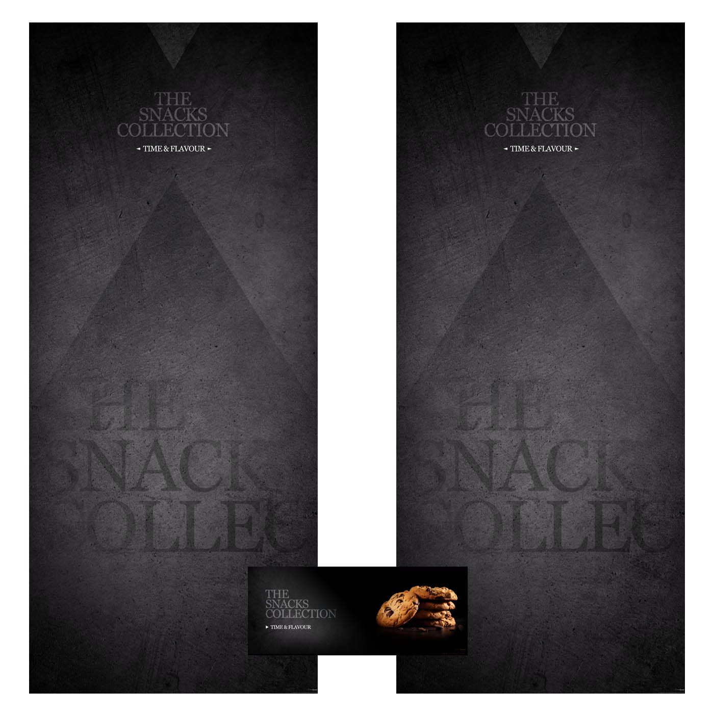 Elementi del kit di adesivi frontali e laterali per distributore automatico Necta Samba Tango Time Flavour