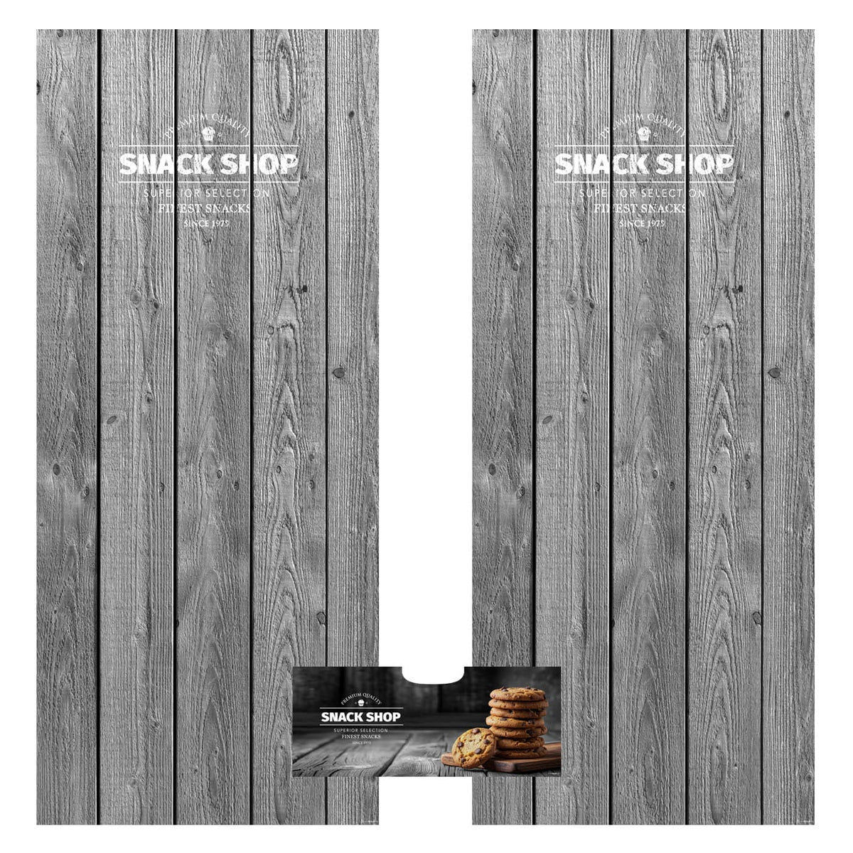 Elementi del kit di adesivi frontali e laterali per distributore automatico Necta Sfera Coffee Shop