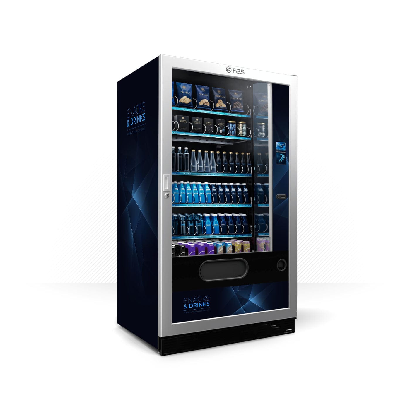 Kit di adesivi in vinile per distributore automatico Fas 1050 Deep Blue