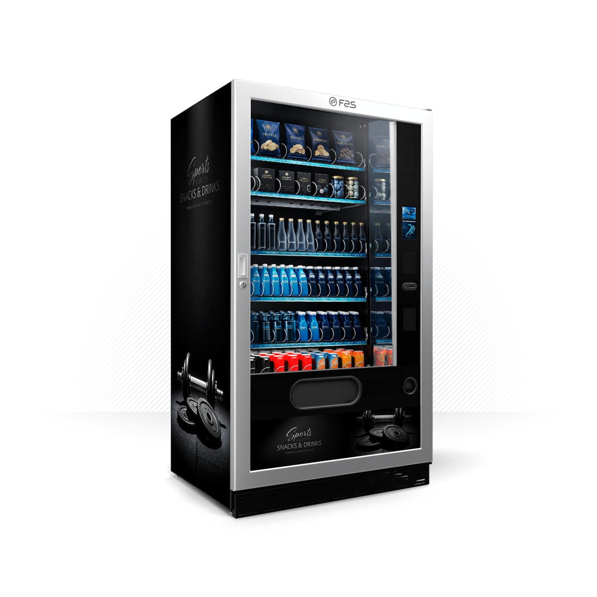 Kit di adesivi in vinile per distributore automatico Fas 1050 Sports Collection Fitness
