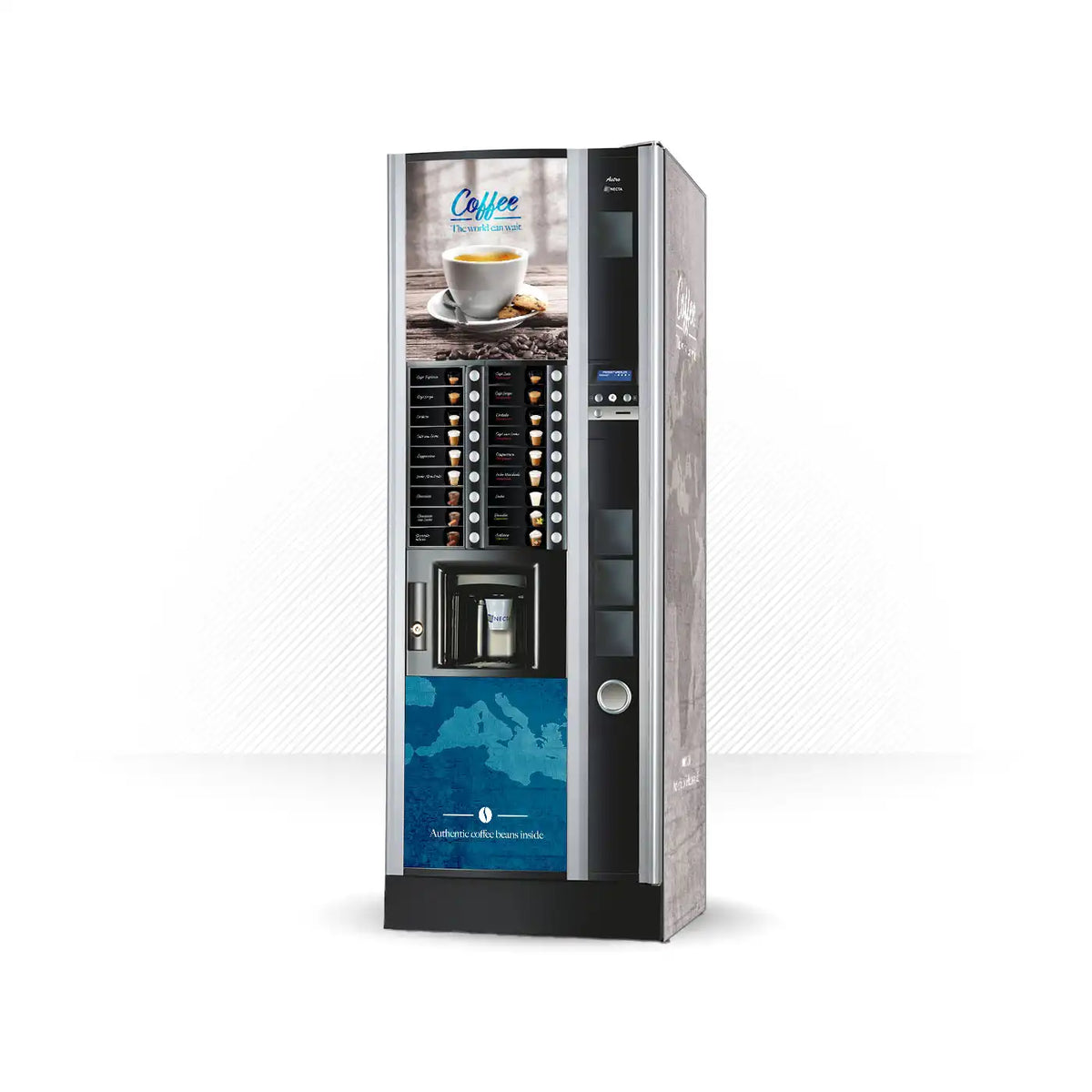 Kit di adesivi in vinile per distributore automatico Necta Astro New Sapphire
