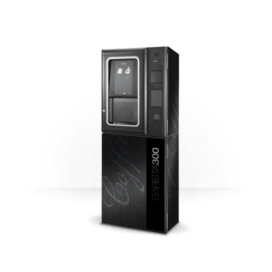 Kit di adesivi in vinile per distributore automatico Necta-Barista-300-Black-Aluminum