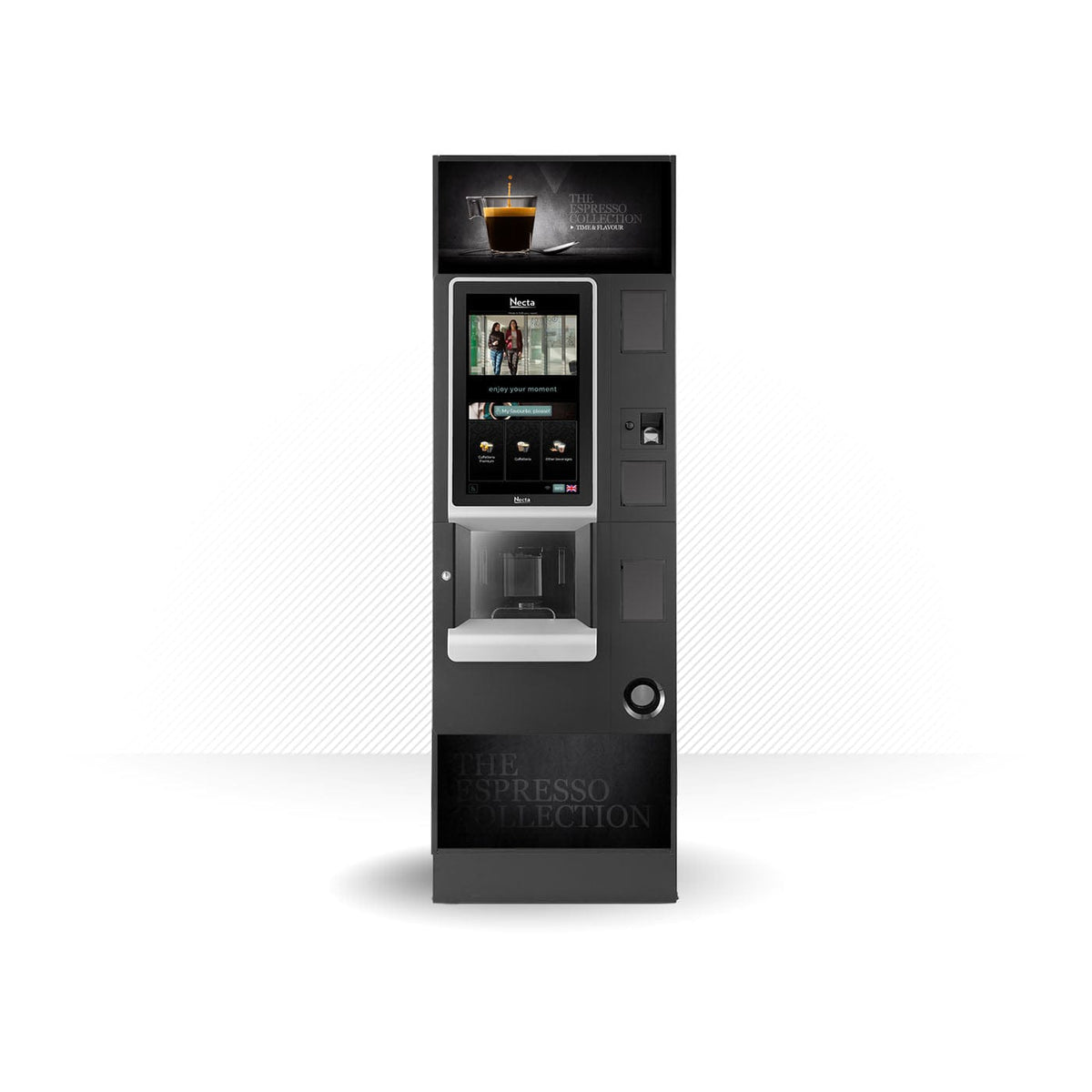 Kit di adesivi in vinile per distributore automatico Necta Barista Pro 600 Time Flavour