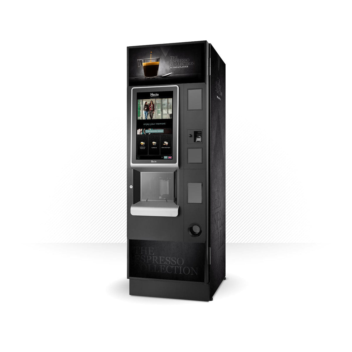 Kit di adesivi in vinile per distributore automatico Necta barista Pro 600 Time Flavour