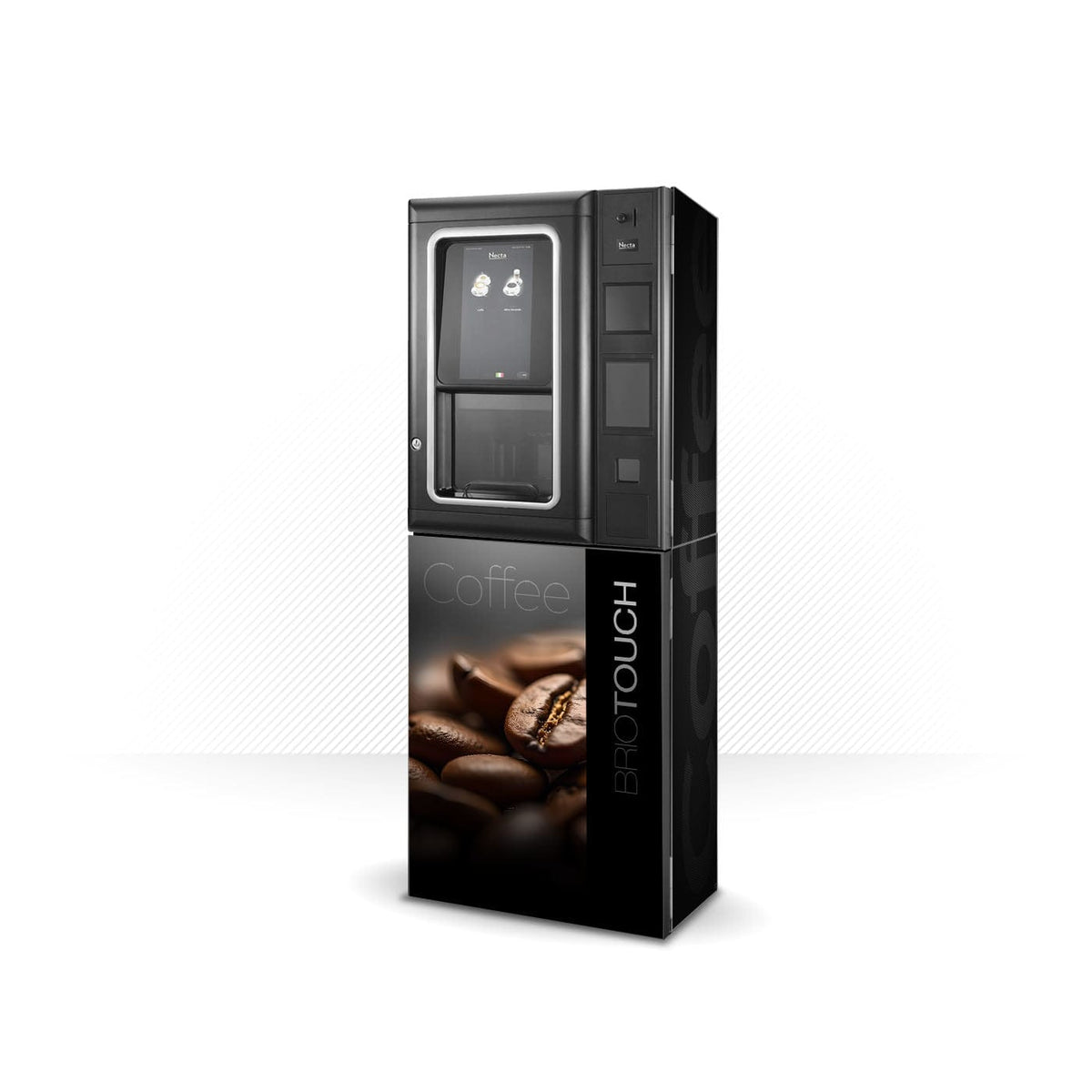 Kit di adesivi in vinile per distributore automatico Necta Brio Touch Coffee Beans