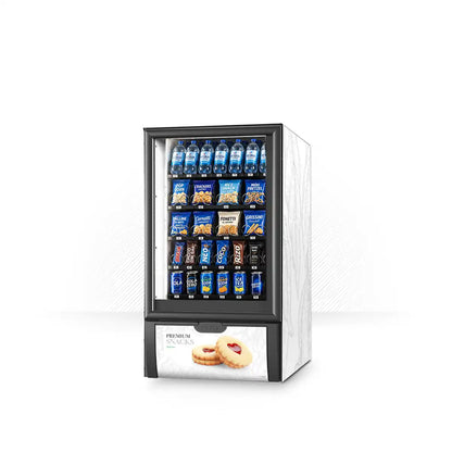 Kit di adesivi in vinile per distributore automatico Necta Gusto 6 Mini Premium White