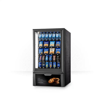 Elementi del kit di adesivi frontali e laterali per distributore automatico Necta Gusto 6 mini Time Flavour