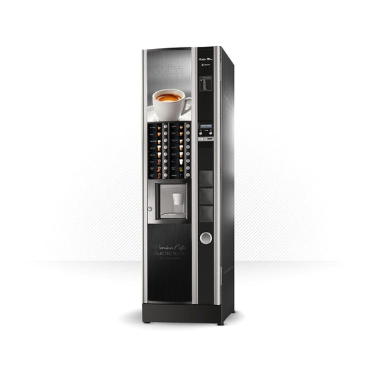 Kit di adesivi in vinile per distributore automatico Necta Kikko Max Inox Grey