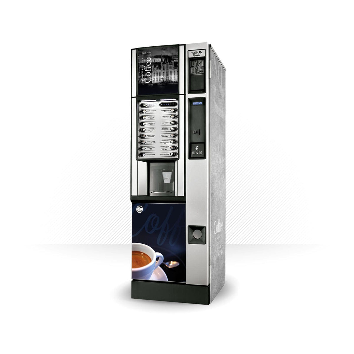Kit di adesivi in vinile per distributore automatico Necta Kikko RY Brugge