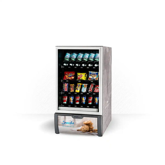 Kit di adesivi in vinile per distributore automatico Necta Mini Snakky New Sapphire