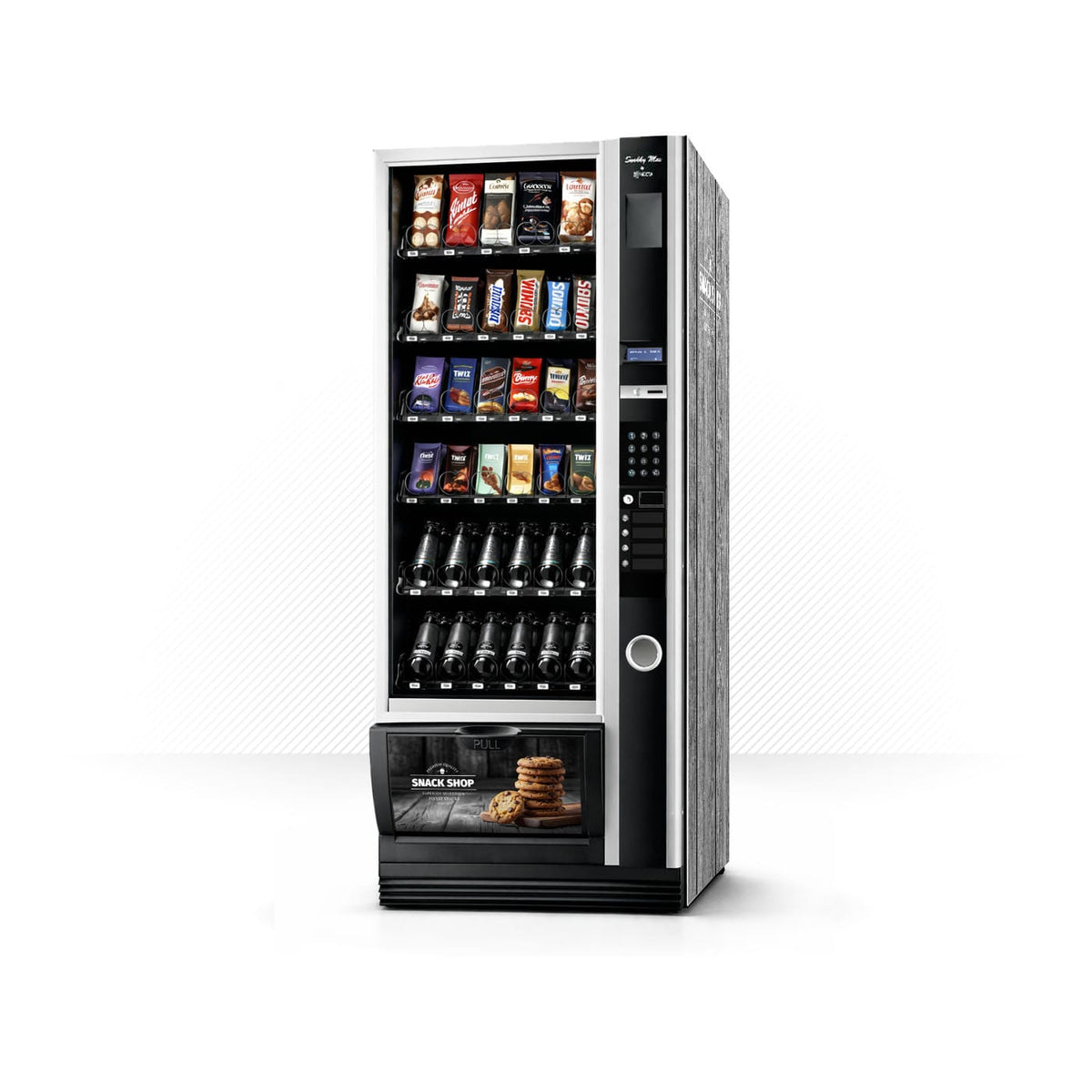 Kit di adesivi in vinile per distributore automatico Necta Snakky Max Coffee Shop