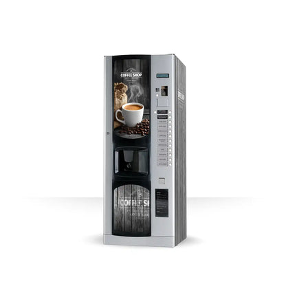 Kit di adesivi in vinile per distributore automatico Bianchi Lei 400 Coffee Shop